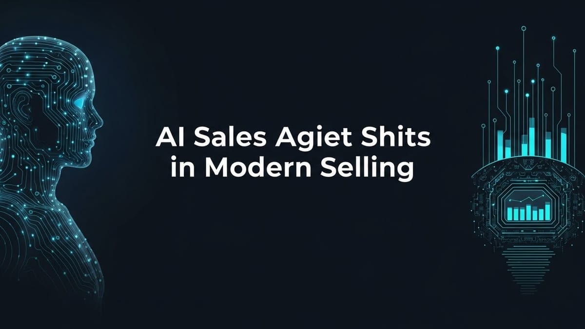 AI Sales Agents: The Quiet Shift in Modern Selling