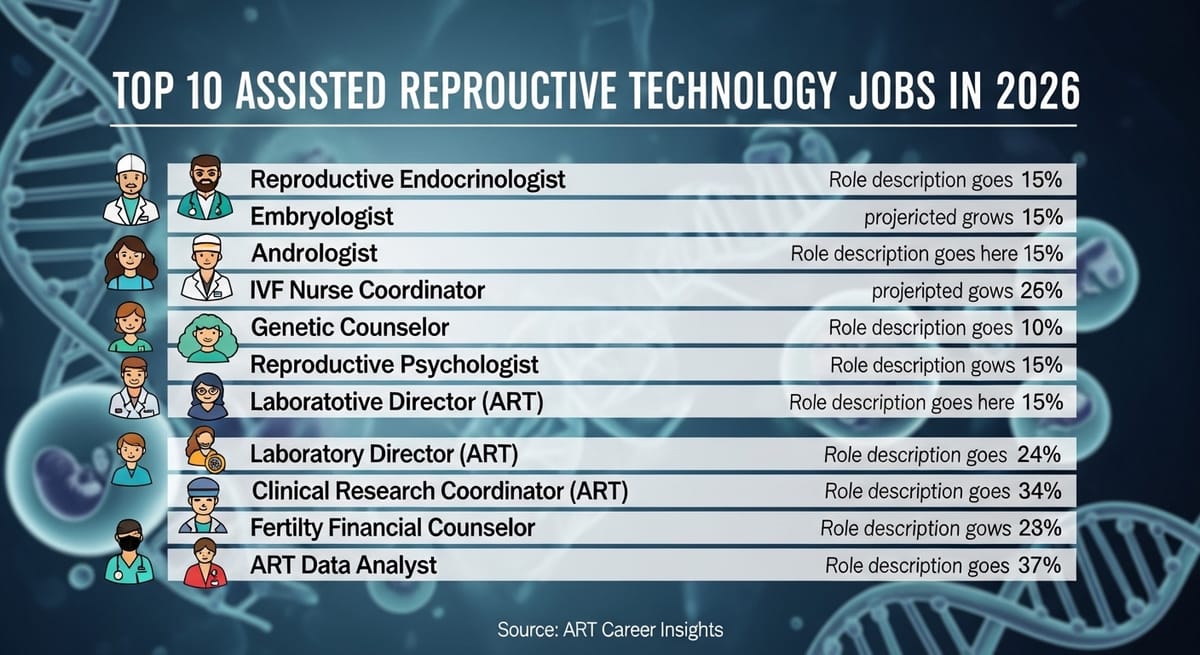 Top 10 Assisted Reproductive Technology Jobs in 2026