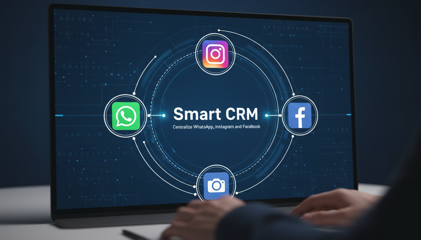 The Smart CRM: Centralize WhatsApp, Instagram and Facebook