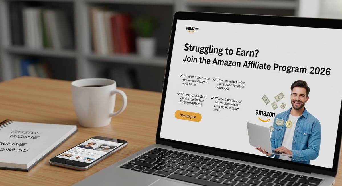 Struggling to Earn? Join the amazon affiliate program in 2026