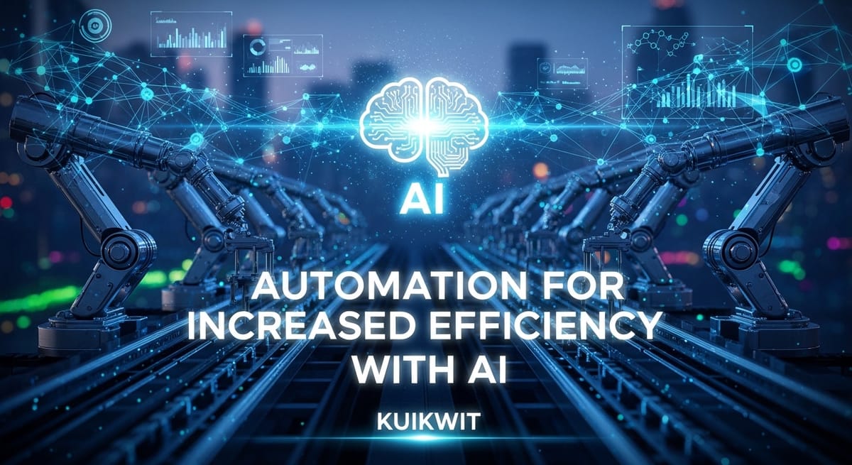 Automation for Increased Efficiency with AI | Kuikwit