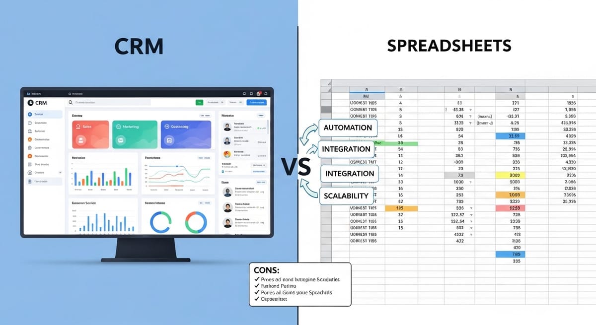 CRM vs Spreadsheets: A Comparative Analysis