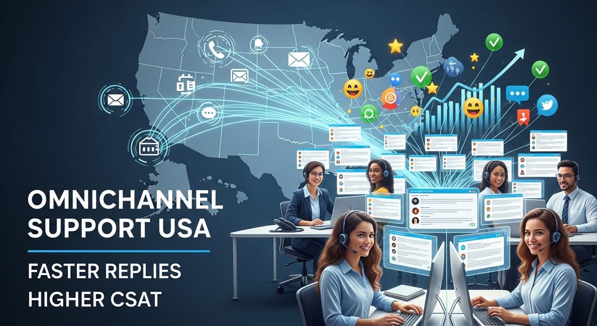 Omnichannel Support USA: Faster Replies, Higher CSAT