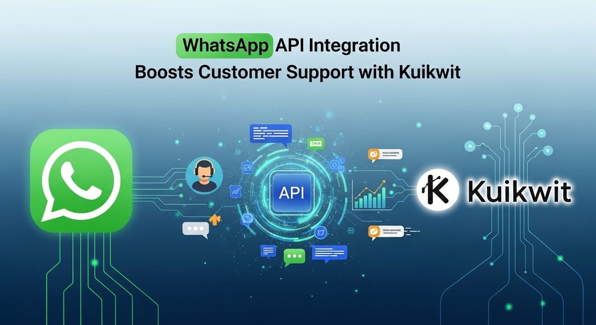 How WhatsApp API Integration Boosts Customer Support with Kuikwit