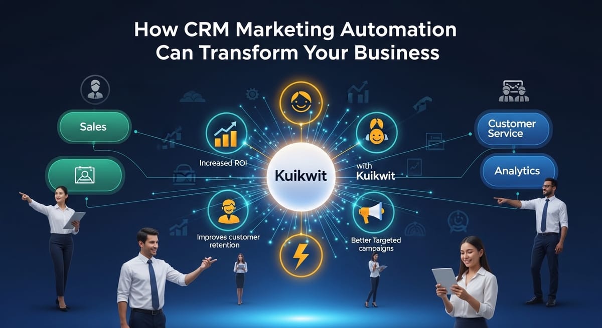 How CRM Marketing Automation Can Transform Your Business with Kuikwit