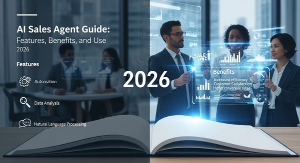 AI Sales Agent Guide: Features, Benefits, and Use 2026