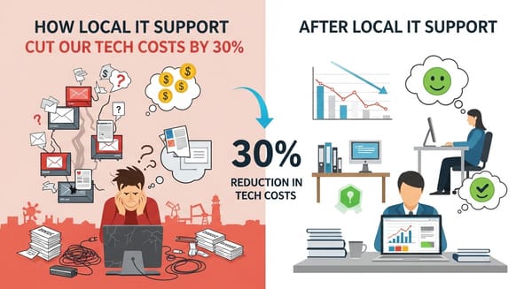 How Local IT Support Cut Our Tech Costs by 30%
