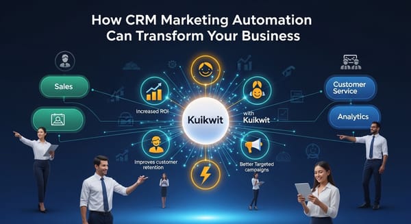 How CRM Marketing Automation Can Transform Your Business with Kuikwit